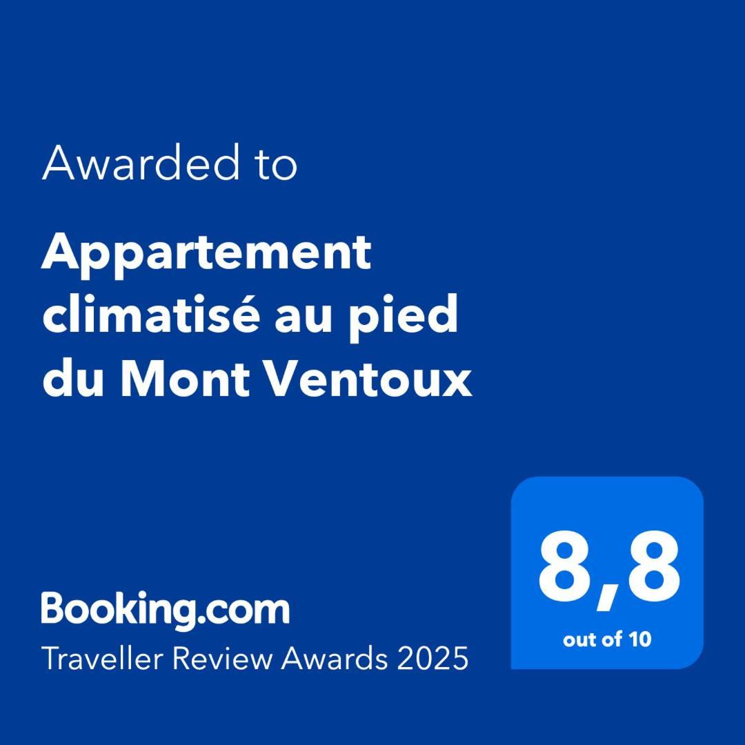 Appartement Climatise Au Pied Du Mont Ventoux Malemort-du-Comtat Екстериор снимка